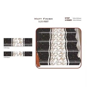 Escalera vertical de porcelana GVT de calidad de exportación, 300x1000mm, banda de rodadura, 200x1000mm, escaleras grises antideslizantes, precio barato - Product Image 4