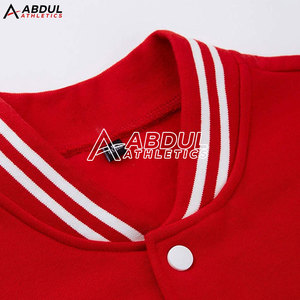 Veste Letterman taille personnalisée pour hommes à vendre veste d'hiver à col montant pour hommes à l'extérieur vente en gros - Product Image 4