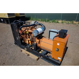 Groupe électrogène diesel industriel triphasé d'occasion 200 kW 120/208 V à châssis ouvert, commercial, de secours, avec ATS automatique, refroidissement par eau - Product Image 3