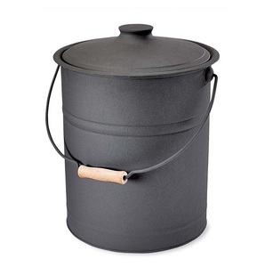 High Quality Copper Color <b>Metal</b> Coal Storage Bucket Home Decor <b>Firepit</b> Accessory Top Selling Accessory for <b>Firepit</b> - Product Image 2