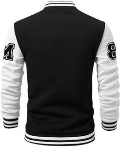 Veste universitaire pour homme, broderie, manches en cuir, veste universitaire personnalisée, veste de baseball, veste universitaire - Product Image 2