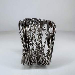 Servilletero de metal artesanal hecho a mano adecuado para decoración de mesa de comedor sostenible ecológica u ocasiones Rústicas - Product Image 4