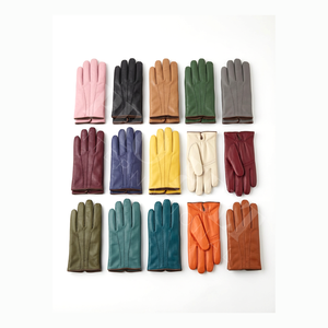 Guantes de Cuero de Invierno Premium OEM ODM, Cálidos, Suaves, con Acabado Completo, Antideslizantes para la Temporada de Frío, para Hombre - Product Image 1