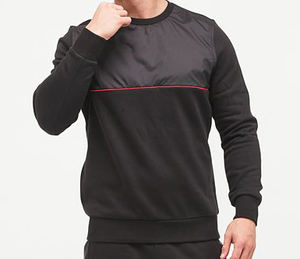 Ensemble de survêtement d'hiver pour homme, coupe ajustée, qualité supérieure, 100% polyester, 2 pièces, séchage rapide, logo brodé personnalisé, étiquette - Product Image 6