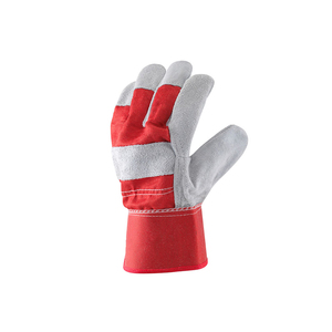 Gants de travail en peau de vache de qualité supérieure Gants de travail résistants Gants de travail de construction lourde Prix bas - Product Image 4