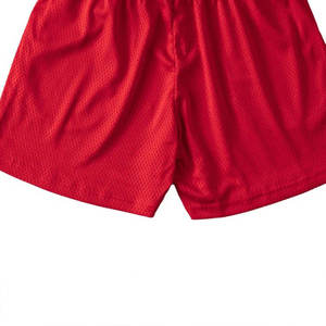 Lightweight Breathable Eco-Friendly Solid Men's Mesh Shorts Single <b>Layer</b> Casual Design Customized Elastic Waist Quick-drying - Product Image 5