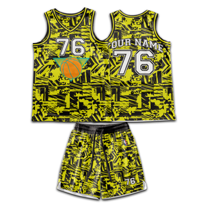 Sublimation de qualité supérieure Meilleur uniforme de basket-ball Broderie Dernière conception de maillot de basket-ball Fabriqué au Pakistan - Product Image 5