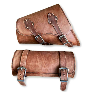 Sac de selle de styliste fait à la main, sac de selle en cuir souple à bandoulière en cuir de vache sacs de selle Multi poche - Product Image 1