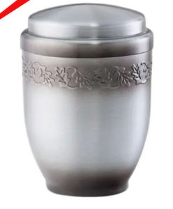 La urna de recuerdo de cremación blanca más exigente con diseño de flores - Product Image 5