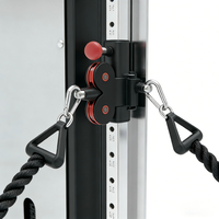 Équipement de fitness CooSport certifié CE, machine à câbles croisés commerciale, système de poulie simple réglable avec pile de poids