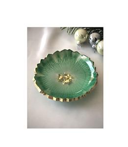 Bol de service en résine idéal pour les mariages, les cadeaux de pendaison de crémaillère, les anniversaires ou les fêtes de saison, la décoration intérieure. - Product Image 6