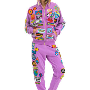 Custom Patch Embroidery Winter <b>Hoodie</b> OEM Manufacturer Heavy Cotton Fleece Unisex <b>Stitched</b> Patches Breathable Eco-Friendly - Product Image 6