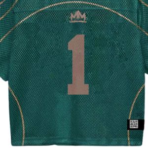 Maillot d'entraînement de football vert en maille respirante, personnalisable avec logo, pour équipes sportives, fabrication OEM - Product Image 6