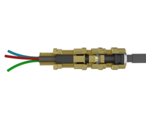 Presse-étoupe de câble à double compression anti-déflagrant d'approvisionnement direct d'usine pour atmosphère explosive disponible à un prix abordable - Product Image 2