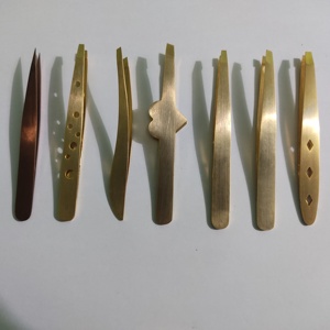 Pince à épiler à sourcils en acier inoxydable avec poignée confortable - Product Image 5