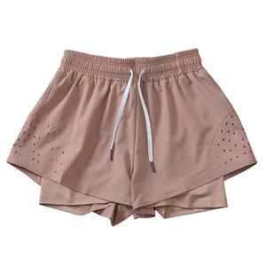 Pantalones cortos de gimnasio cómodos de alta calidad Pantalones cortos de doble capa con logotipo personalizado - Product Image 1