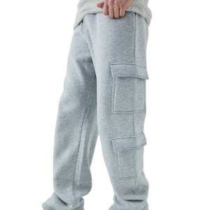 Pantalones Deportivos Ligeros de Alta Calidad para Hombre, Pantalones Deportivos Casuales de Gimnasio Personalizados, Ajustados, de Algodón y Poliéster, Transpirables, con Bolsillos - Product Image 1