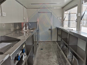 Truth European Standard Square Mobile DOT Remolque de comida para freidora Camión de comida barato Helado Comida Van Trailer - Product Image 3