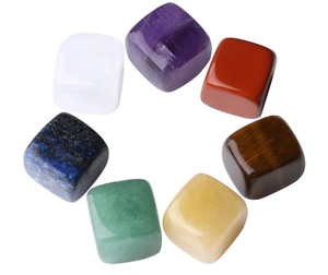 Ensemble de 8 cristaux de guérison de pierres de chakra naturelles Offre Spéciale de meilleure qualité, dégringolés et polis, pour l'équilibrage de 7 chakras - Product Image 3