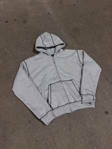 Qualité supérieure, prix raisonnable, sweat à capuche à fermeture éclair de style dernier cri sweat à capuche brodé en chenille avec logo personnalisé pour l'hiver - Product Image 4