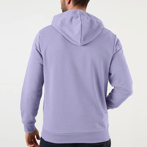 Sweat à capuche pour homme de style basique, de haute qualité, avec design personnalisé, 100% coton, impression numérique hivernale, couleur unique, en molleton - Product Image 5
