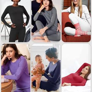 Conjunto interior térmico ecológico ligero hecho a medida de alta calidad para adultos, capa Base cálida de invierno, cantidad mínima de pedido baja - Product Image 6