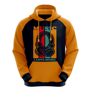 Sweat à capuche décontracté pour homme, personnalisé, simple, uni, 100% polyester, polaire, léger, respirant, séchage rapide, devant - Product Image 1
