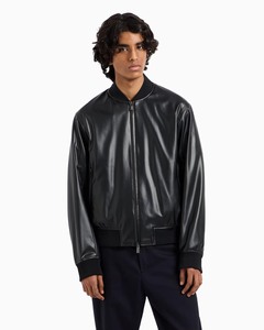 Veste universitaire en cuir personnalisée de qualité supérieure pour hommes Concevez votre propre blouson aviateur en cuir classique - Product Image 1