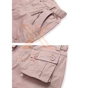 OEM Service Low Price Breathable Canvas Women Cargo Shorts High Quality Best Selling - Product Image 3