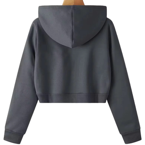 Winterwear 2025 Crop Top Hoodie para mujer, sudaderas de manga larga de calidad para mujer, sudaderas térmicas transpirables de alta calidad para mujer - Product Image 5