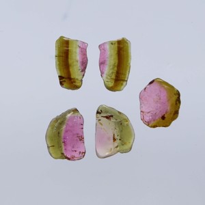 แตงโมธรรมชาติไบโอทัวร์มาลีนสไลซ์พลอยทัวร์มาลีนสำหรับทำเครื่องประดับหินอัญมณี - Product Image 4