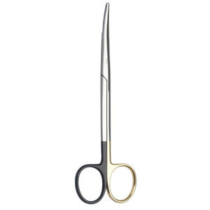 Littauer Stitch Scissors 6 pouces lame incurvée or et anneau enduit noir Ciseaux chirurgicaux à pointe fine - Product Image 6