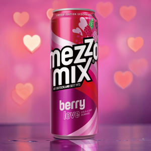 Mezzo Mix Berry Love 0,33 L canette de boisson gazeuse 24-Pack vente en gros de boissons gazeuses allemandes tailles assorties fournisseur en vrac OEM disponible - Product Image 2