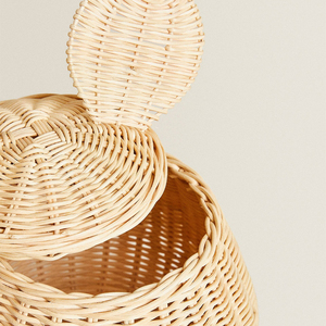 Cesta de Almacenamiento Infantil de Ratán Adorable y Ecológica para Organización de Armarios, Almacenamiento para Habitación Infantil, Venta al por Mayor desde Vietnam - Product Image 5
