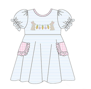 Rabbit Fancy Dress - Cute Kids Summer Style - Short Sleeve
