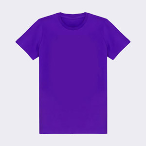 OEM Vente en gros 100% coton T-shirt pour hommes en jersey ajusté respirant à motifs, décontracté, col en O, impression numérique, motif solide - Product Image 5