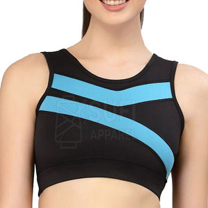 เสื้อชั้นในกีฬาแบบ Racerback สำหรับผู้หญิง รองรับแรงกระแทกสูง ระบายอากาศได้ดี แห้งเร็ว เป็นมิตรกับสิ่งแวดล้อม แผ่นรองแบบถอดได้ โลโก้ด้านหน้า เหมาะสำหรับออกกำลังกาย โยคะ และฟิตเนส - Product Image 1