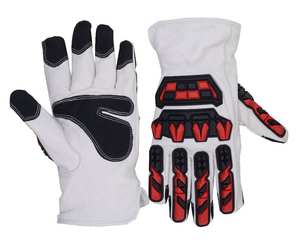 ถุงมือนิรภัยงานเชื่อมสีเหลือง TPE สำหรับผู้ชายขนาด11ออนซ์28ซม. ทนความร้อนป้องกันการตัดป้องกันการกระแทก2025 - Product Image 4