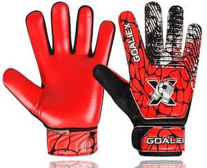 Gants de gardien de but en cuir au design personnalisé entièrement orange néon avec poignée en latex haute visibilité matériau en caoutchouc SP Branding - Product Image 5