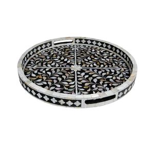 ถาดรองกาแฟม็อบงานทำมือดีไซน์หรูหราทันสมัยเป็นมิตรกับสิ่งแวดล้อมแผ่นจานเสิร์ฟอาหารสำหรับเป็นของขวัญ - Product Image 1