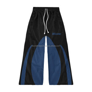 Ensemble de survêtement coupe-vent de haute qualité, tissu polyester lisse 135 GSM, style à panneaux contrastés, impression de logo personnalisée - Product Image 6