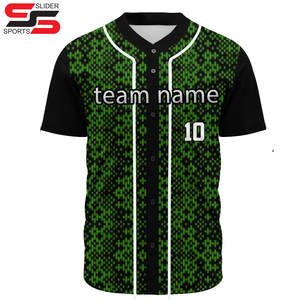 Factory Direct Sale Breathable Baseball Jersey Customizable Design High Quality 100% Polyester Made in Pakistan - Product Image 6