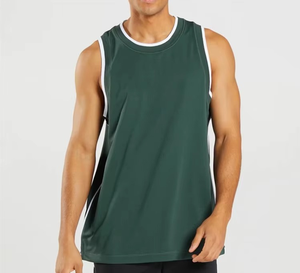 Débardeur et joggeurs sans manches à séchage rapide pour hommes, vêtements de sport légers pour l'entraînement physique, vêtements de sport, services OEM - Product Image 1
