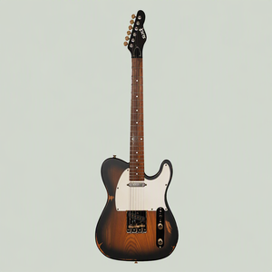 Guitare électrique Slick Guitar SL51K Aged Vintage Sunburst avec deux micros single-coil - Product Image 1