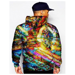 เสื้อกันหนาวมีฮู้ดสำหรับผู้ชายมีซิปมีฮู้ดสำหรับผู้ชายดีไซน์ใหม่แบบเต็มใบหน้ามีซิปรูดโลโก้ออกแบบได้ตามต้องการ - Product Image 5