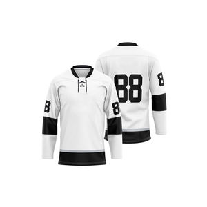 Maillot de hockey sur glace personnalisé, nouveau style, pour adultes, pantalon personnalisé en sublimation avec nom d'équipe OEM, vêtements de sport, impression personnalisée - Product Image 3