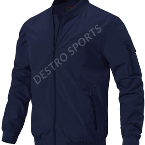 แจ็คเก็ตบอมเบอร์แขนยาวระบายอากาศได้ดีมีซิปดีไซน์พิเศษสำหรับกลางแจ้งฤดูหนาว - Product Image 1