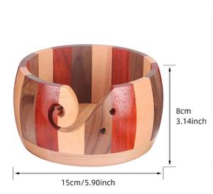 Fournisseur direct d'usine, boules de rangement pour fils en bois écologiques personnalisées pour les passionnés de laine et les besoins de création artisanale - Product Image 5