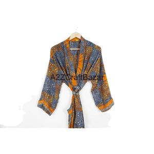 Vestido Largo de Verano para Mujer, Estilo Vintage, Elegante, de Seda, Cuello en V, Cierre con Cordón, Secado Rápido, Transpirable, con Parches Frontales Tejidos - Product Image 4