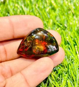 โอปอลสีดำธรรมชาติจากเอธิโอเปีย31.40กะรัตพลอยทรงรีอัญมณีหลวมสำหรับการทำเครื่องประดับ - Product Image 6